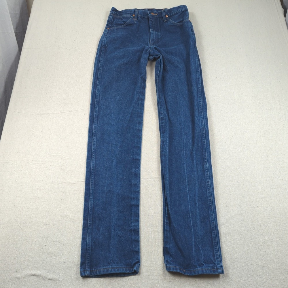 Wrangler Jeans Mens 30x36 Blue Western Cowboy Cut Rancher 13MWZ Rodeo Casual